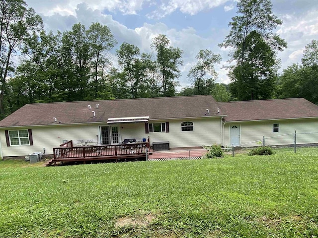 52 Ladder Dr, Mount Clare, WV 26408 - back of house featuring a wooden deck
