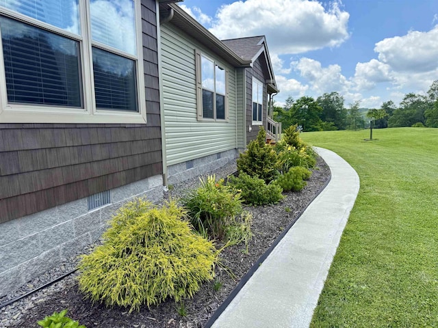 114 Snowy Ridge Rd, Terra Alta, WV 26764 - view of home's exterior with a yard and crawl space