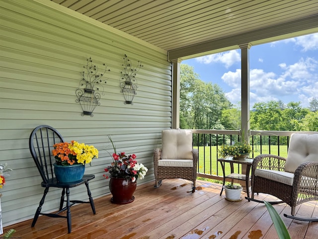 114 Snowy Ridge Rd, Terra Alta, WV 26764 - view of deck