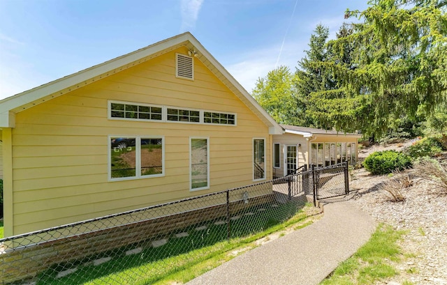 1348 Anderson Ave, Morgantown, WV 26505 - view of home's exterior featuring a gate