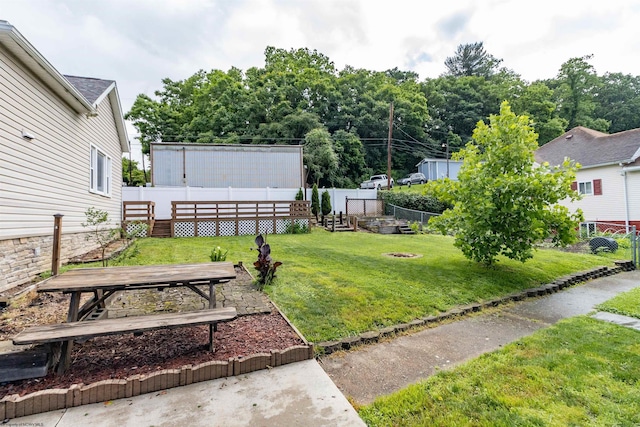42 Crummitt Ln, Clarksburg, WV 26301 - view of fenced backyard