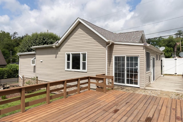 42 Crummitt Ln, Clarksburg, WV 26301 - view of wooden deck