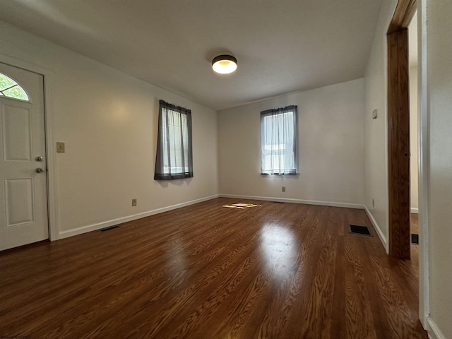 1218 N 18th St, Clarksburg, WV 26301 - entrance foyer with plenty of natural light and dark wood-style flooring