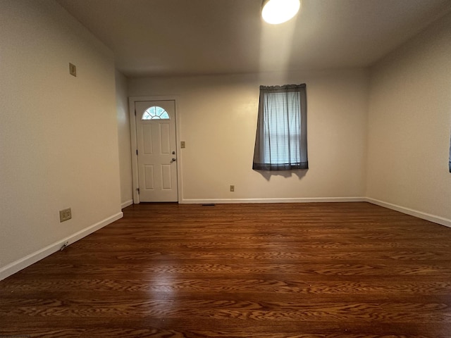 1218 N 18th St, Clarksburg, WV 26301 - entrance foyer with dark wood finished floors and baseboards