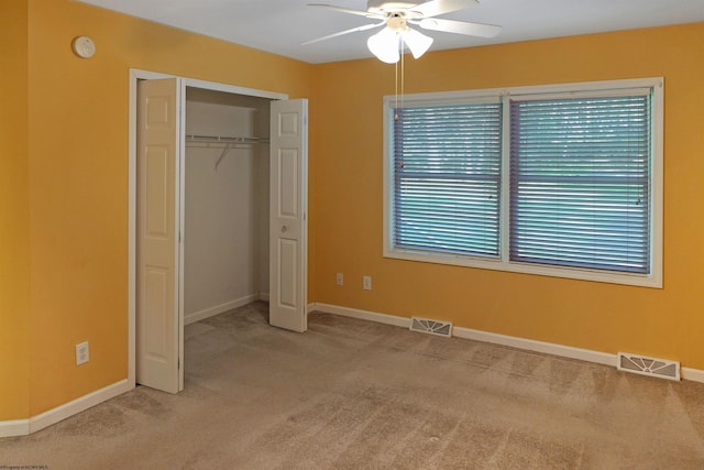 6 Sorrel Ct, Terra Alta, WV 26764 - unfurnished bedroom with carpet floors, a closet, and ceiling fan