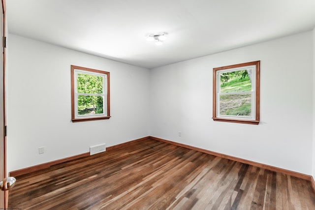 552 White Ave, Morgantown, WV 26501 - empty room with plenty of natural light and wood finished floors