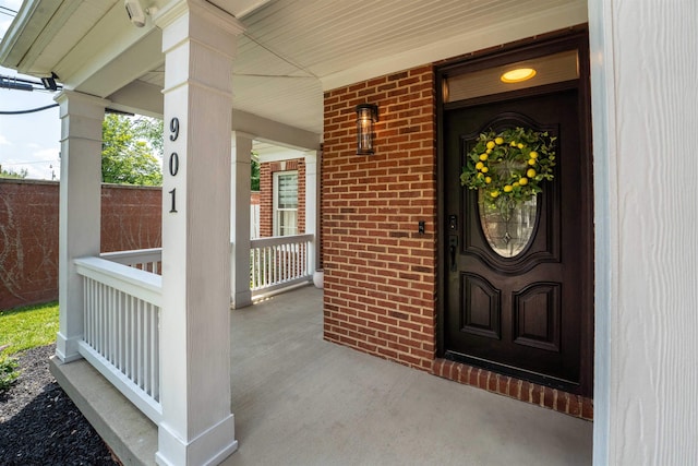 901 Suncrest Pl, Morgantown, WV 26505 - entrance to property with a porch and brick siding