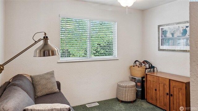 863 S Meadowlark Ln, Othello, WA 99344 - living area with carpet flooring and a ceiling fan