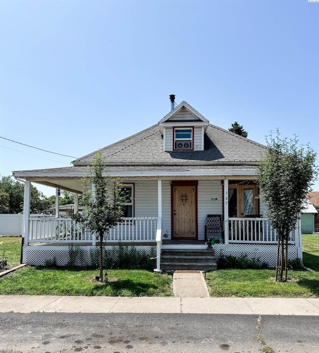 307 G St, Endicott, WA 99125 - view of front of property with a porch