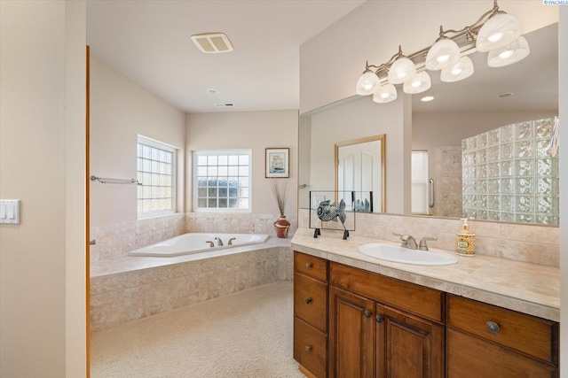3610 S Johnson St, Kennewick, WA 99337 - full bath featuring a garden tub and vanity
