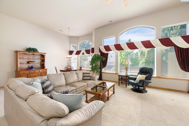 3610 S Johnson St, Kennewick, WA 99337 - carpeted living room featuring baseboards