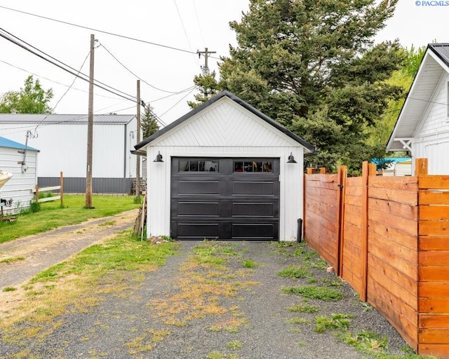 501 W California St, Garfield, WA 99130 - detached garage with driveway