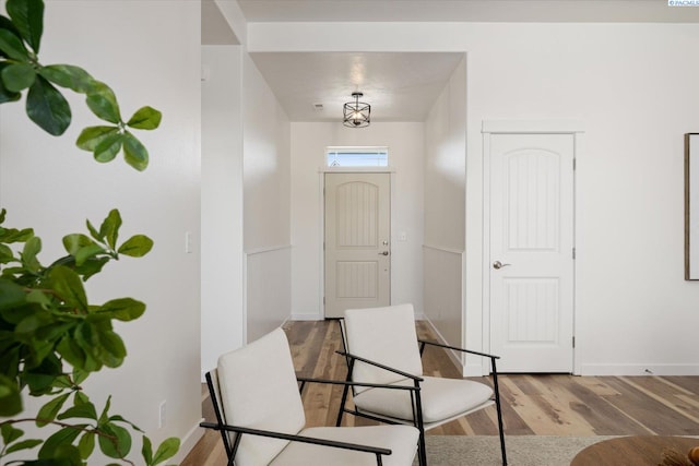 882 Pikes Peak Dr, West Richland, WA 99353 - foyer featuring wood finished floors and baseboards