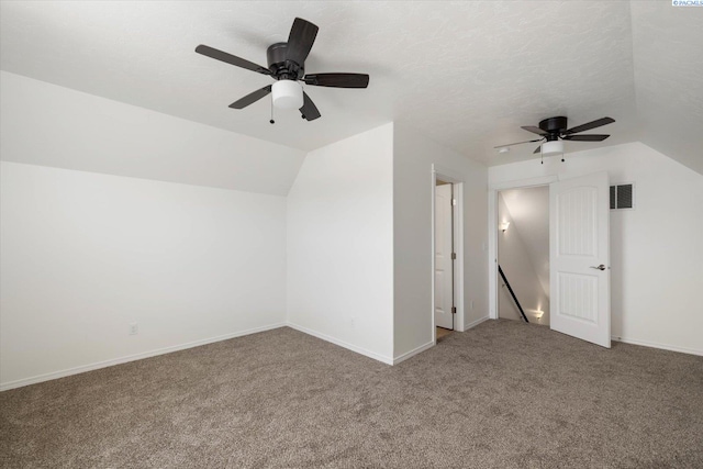 882 Pikes Peak Dr, West Richland, WA 99353 - bonus room with carpet, vaulted ceiling, a ceiling fan, and baseboards
