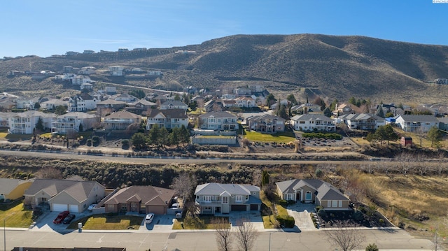 mountain view with a residential view