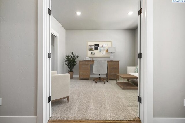 12110 Dunsmuir Dr, Pasco, WA 99301 - carpeted office space with recessed lighting