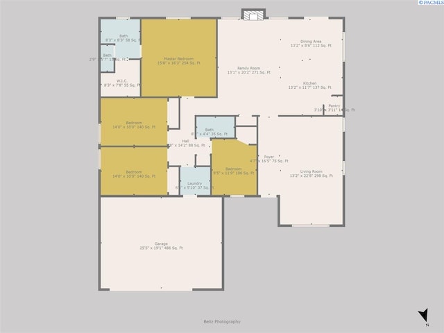 3438 S Buntin Ct, Kennewick, WA 99337 - home floor plan