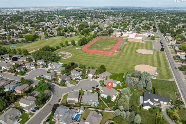 3438 S Buntin Ct, Kennewick, WA 99337 - aerial view of property and surrounding area featuring nearby suburban area