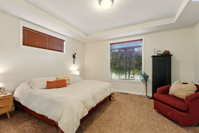 6117 Dorchester Ct, Pasco, WA 99301 - carpeted bedroom featuring a raised ceiling and baseboards
