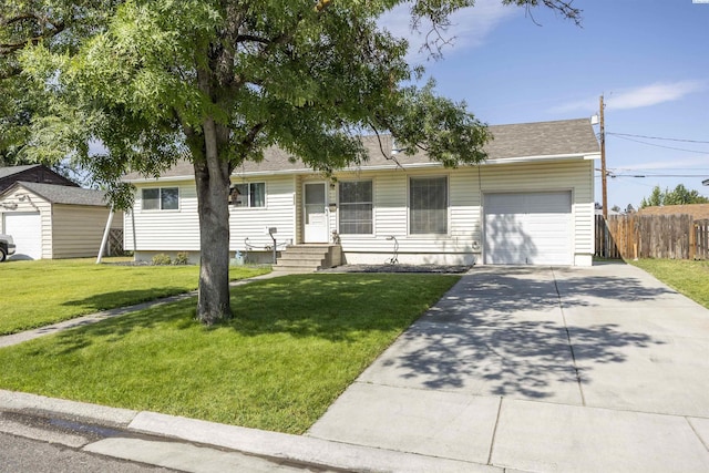 2017 Everest Ave, Richland, WA 99354 - ranch-style home with an attached garage, concrete driveway, and a shingled roof