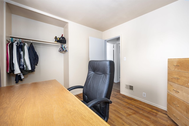 2017 Everest Ave, Richland, WA 99354 - office area with wood finished floors and baseboards