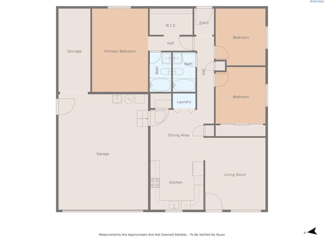 326 Casi Ct, Prosser, WA 99350 - floor plan