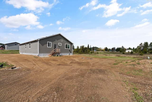 view of rear view of property