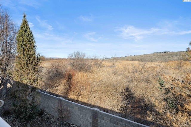 view of nature featuring a rural view