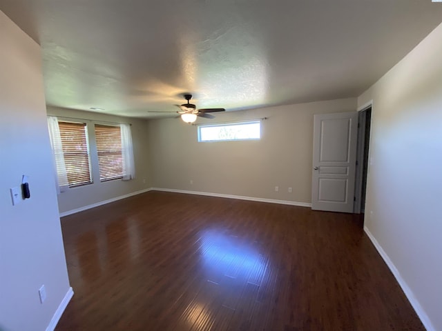2002 Diamond Head Way, West Richland, WA 99353 - spare room featuring dark wood finished floors and ceiling fan