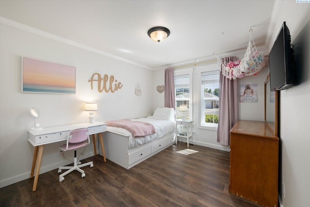 10219 W Argent Rd, Pasco, WA 99301 - bedroom with ornamental molding and wood finished floors