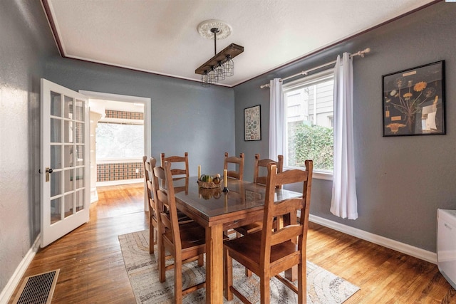 807 S Mill St, Colfax, WA 99111 - dining area featuring wood finished floors and baseboards
