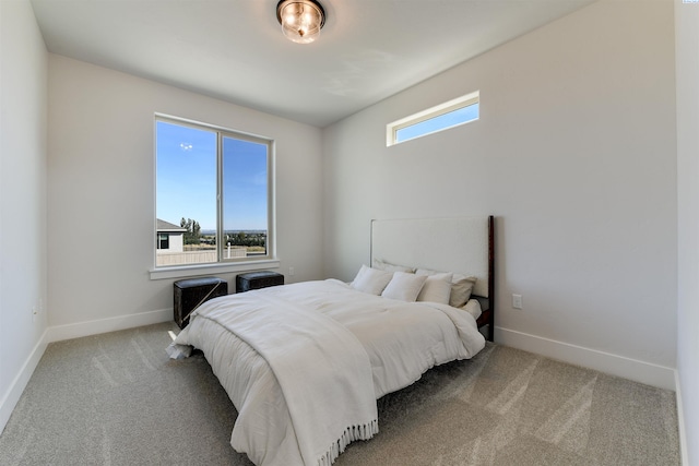 bedroom with carpet flooring