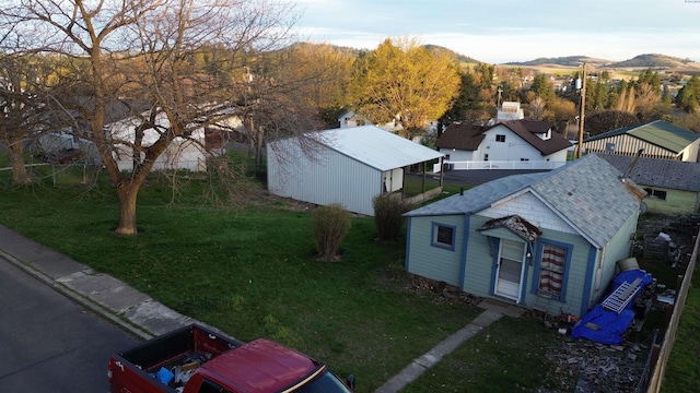 225 W Alder St, Palouse, WA 99161 - drone / aerial view