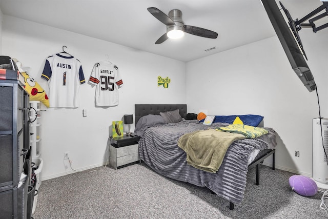 3501 W 42nd Ave, Kennewick, WA 99337 - carpeted bedroom featuring baseboards and ceiling fan