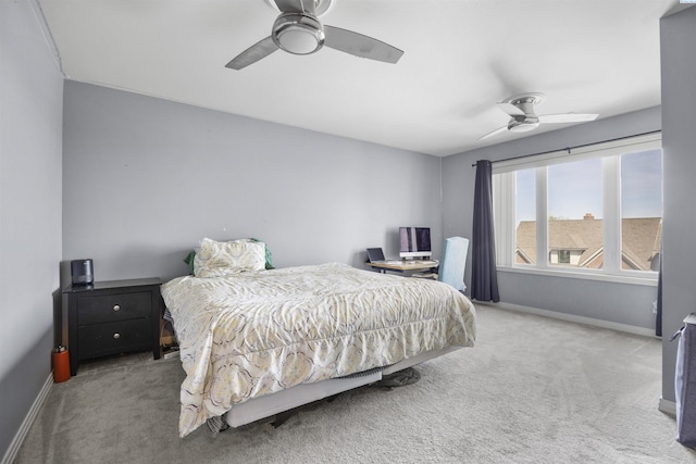 3501 W 42nd Ave, Kennewick, WA 99337 - bedroom featuring carpet floors, baseboards, and ceiling fan
