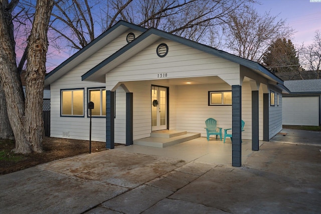 view of ranch-style house