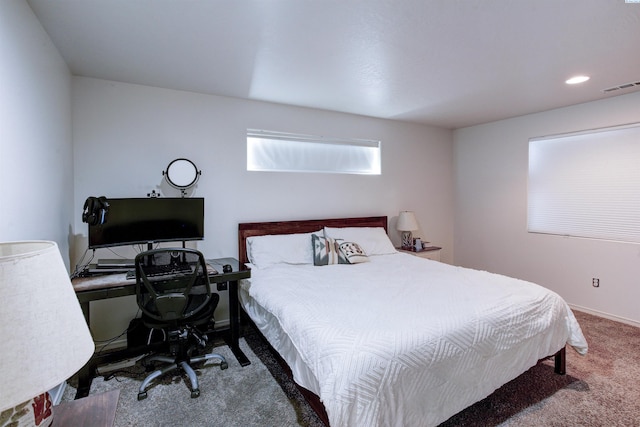 2140 W 23rd Ave, Kennewick, WA 99337 - bedroom featuring carpet flooring, an office area, and recessed lighting