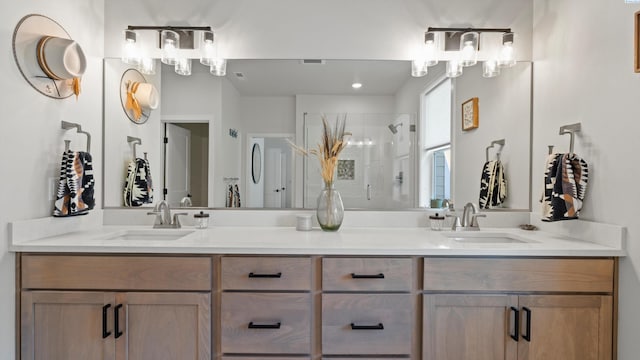 6012 W 31st Ave, Kennewick, WA 99336 - full bath featuring a stall shower and double vanity