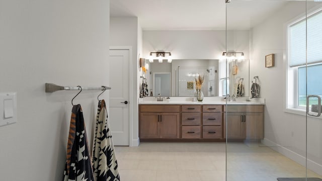 6012 W 31st Ave, Kennewick, WA 99336 - full bath featuring double vanity and baseboards