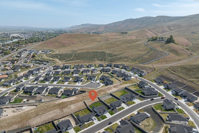 320 San Fernando Way, Prosser, WA 99350 - aerial view with a mountain view and a residential view