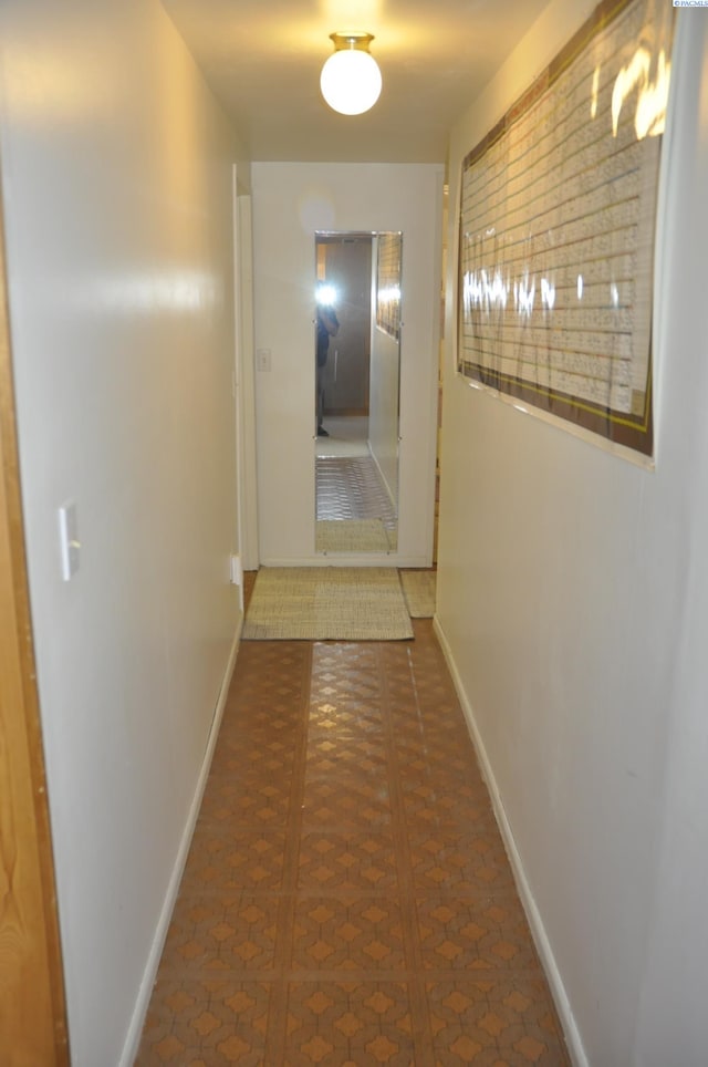 hall with baseboards