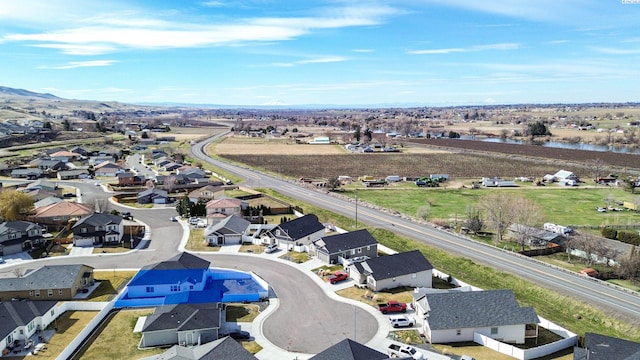 bird's eye view featuring a residential view