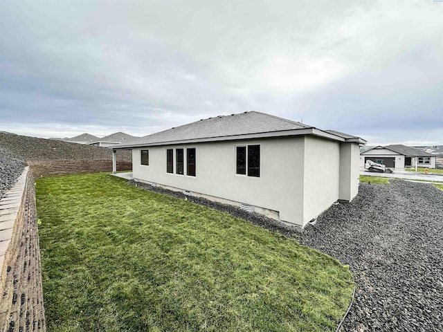 6150 W 30th Pl, Kennewick, WA 99338 - back of house featuring stucco siding and a shingled roof