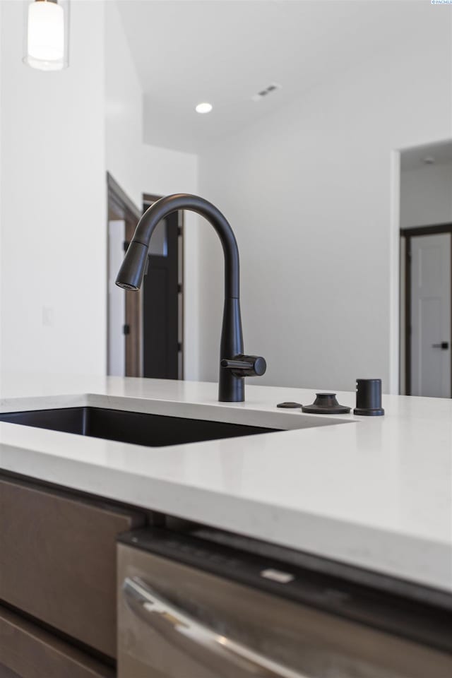 room details featuring sink