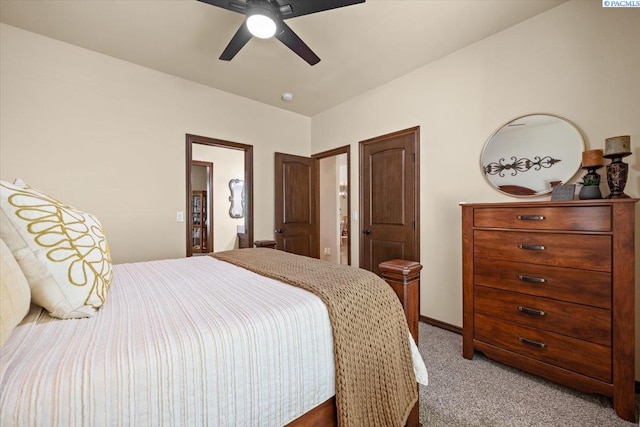 404 S Georgia St, Kennewick, WA 99338 - bedroom with ceiling fan and light carpet