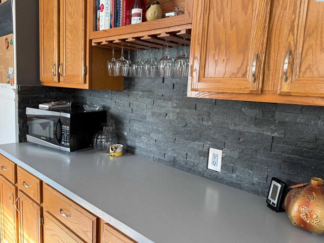 kitchen featuring backsplash