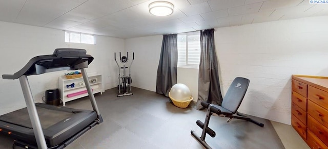 view of exercise room