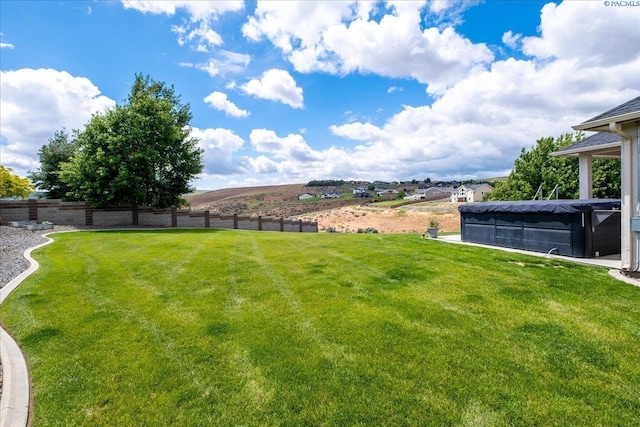 87021 Summit View Dr, Kennewick, WA 99338 - view of yard with a hot tub