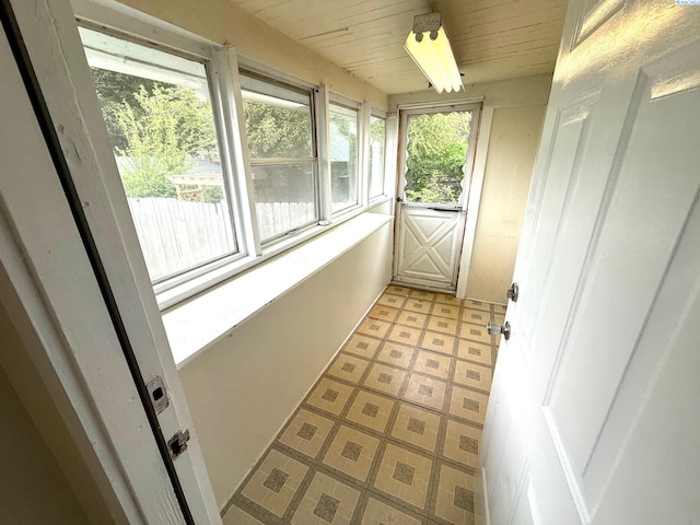419 W A Ave, Colfax, WA 99111 - doorway featuring wood ceiling and light floors