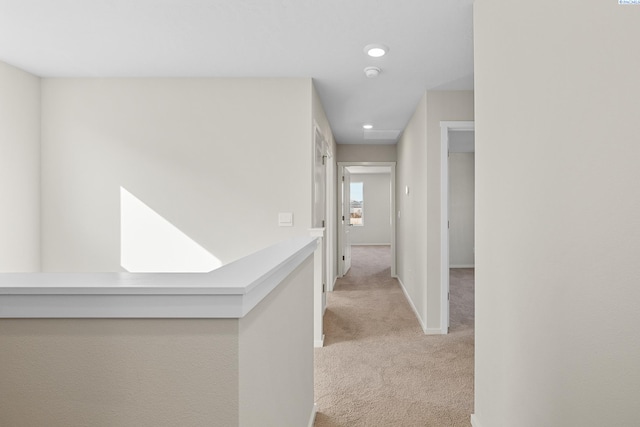 688 S Zeelar St, Kennewick, WA 99336 - hall with light carpet, recessed lighting, and baseboards